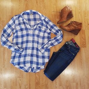 Lucky Brand plaid top